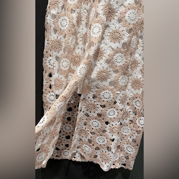 Sam Edelman two tone crochet mini dress size 14 - Picture 9 of 11